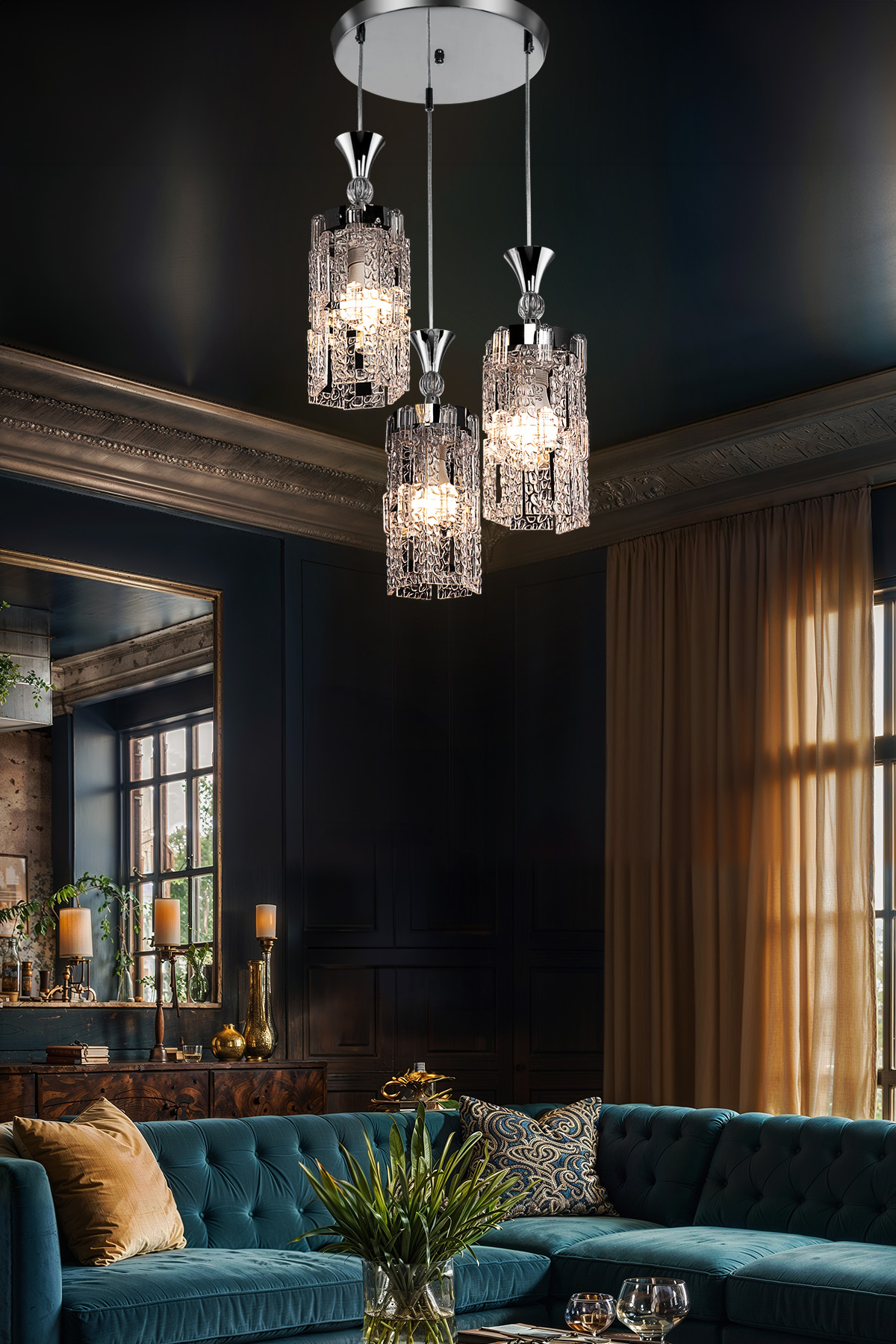 MDL.5189 – Markiz Üçlü Çember Avize